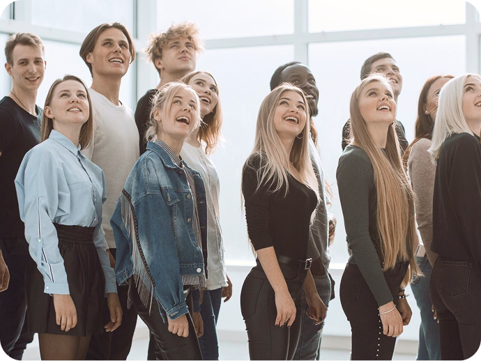 Telemarketing komanda birojā