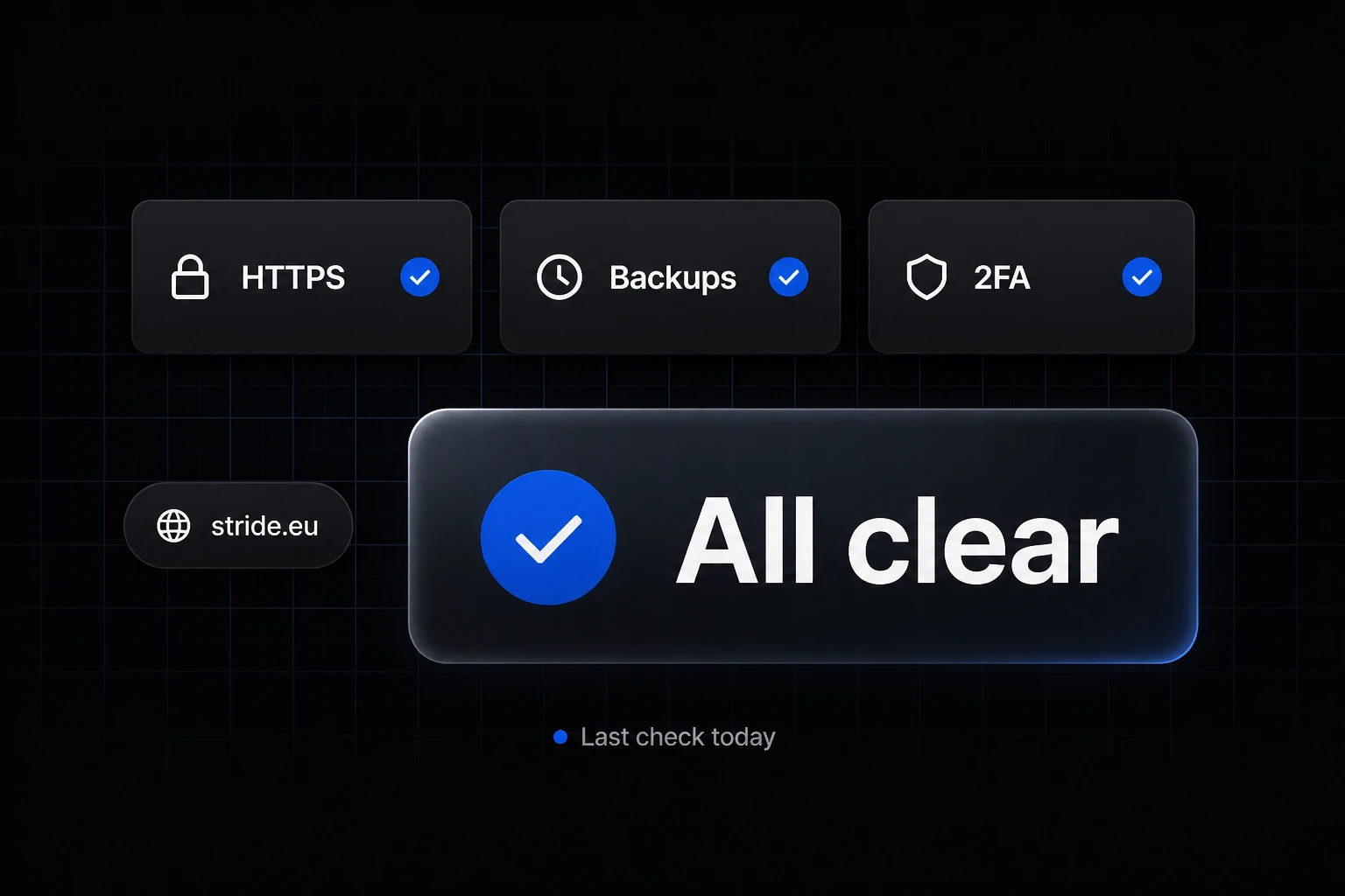 HTTPS, dublējumi un divfaktoru autentifikācija